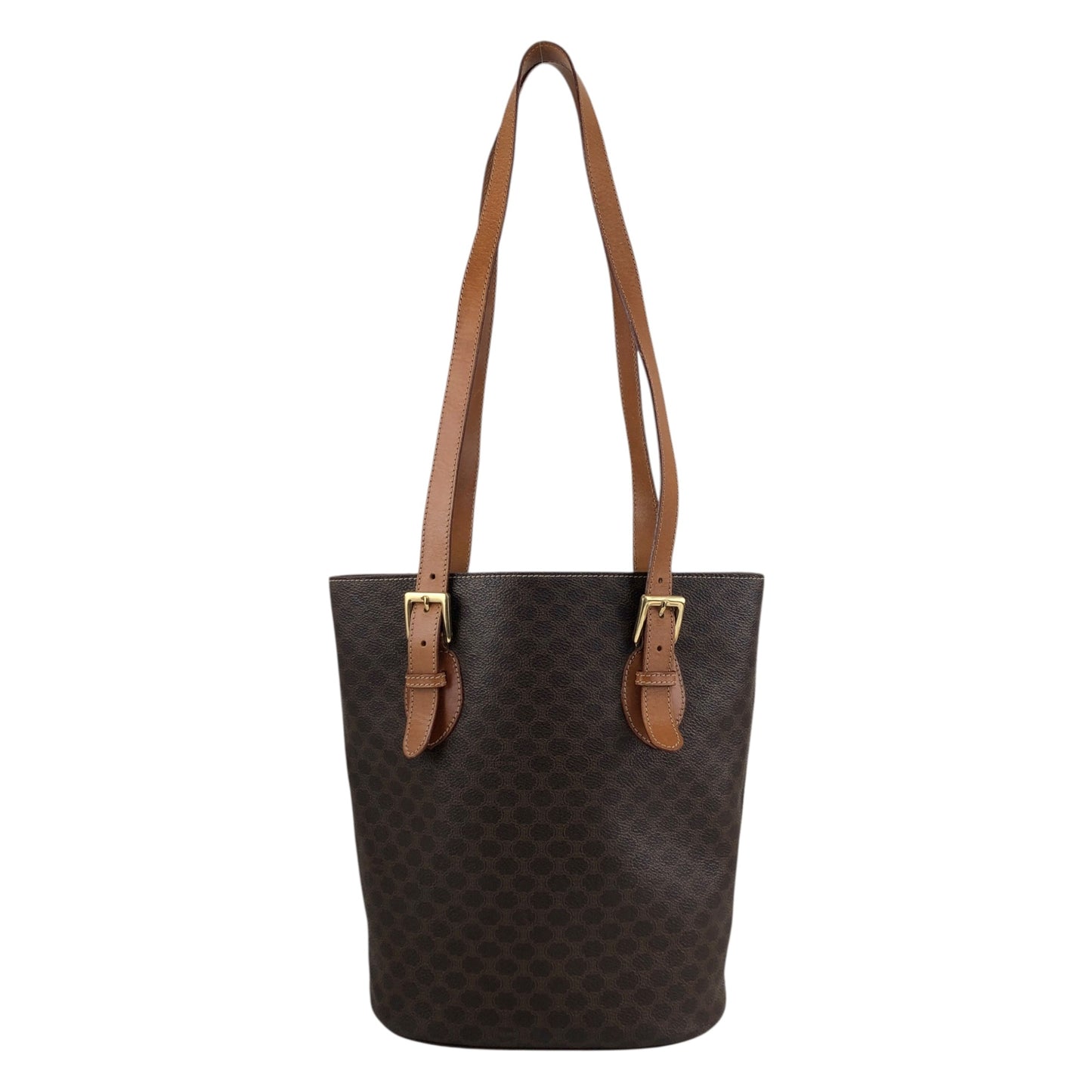 CELINE Macadam Blason Totebag Brown Vintage inkg8a
