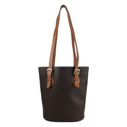 CELINE Macadam Blason Totebag Brown Vintage inkg8a
