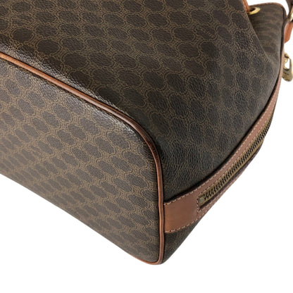 CELINE Macadam Two-way Drawstring Handbag Shoulder bag Brown Vintage ifb2i4