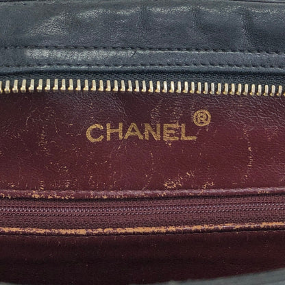 CHANEL Coco Charm Chain Shoulder bag Black Vintage akbfxb