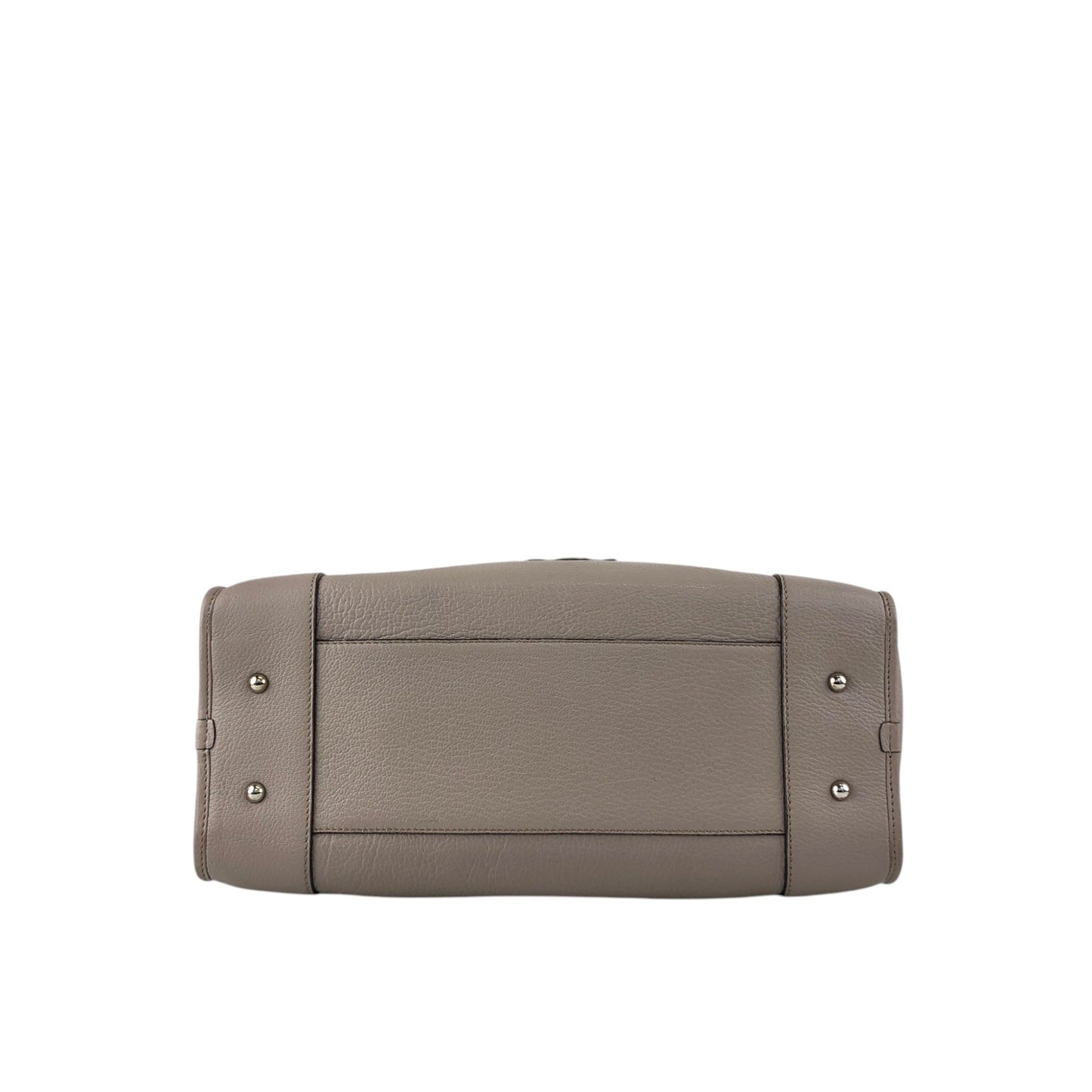 LOEWE Amazona36 Anagram Handbag Boston bag Gray Vintage mhy4fx
