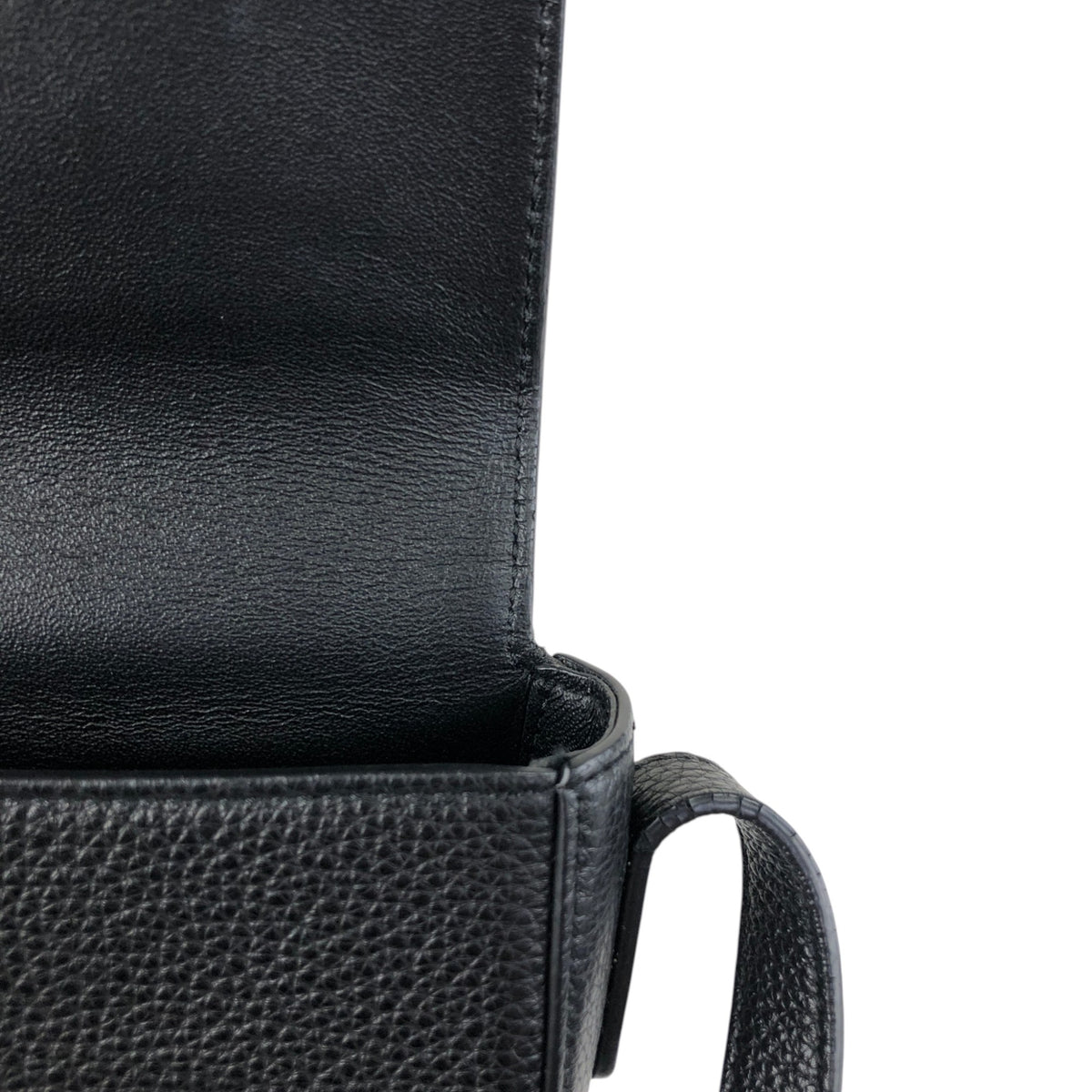 Salvatore Ferragamo Gancini Shoulder bag Black Vintage da8ayc