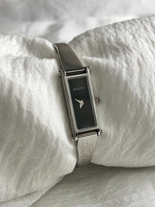 GUCCI Quartz Watch Silver 1500L Vintage u74u6j