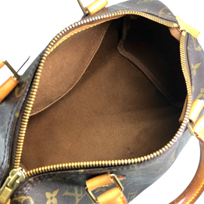 LOUIS VUITTON Monogram Small Boston bag Handbag Brown Vintage 232hgi