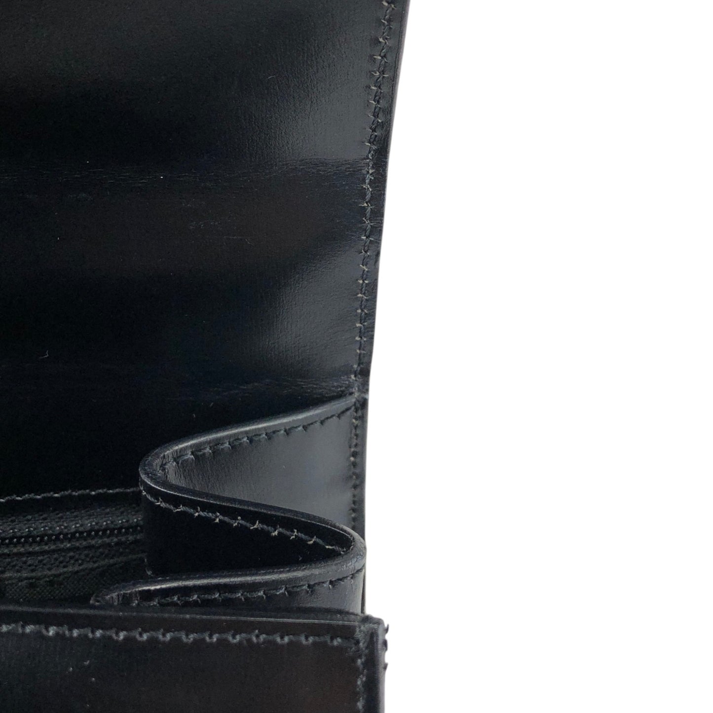 CELINE Gancini Toggle Clasp Handbag Black Vintage gpjwxc
