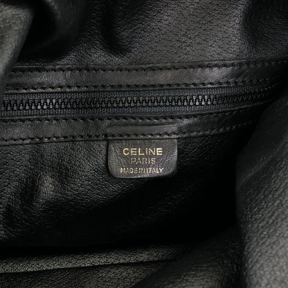 CELINE Gancini Shoulder bag Black Vintage etpu46