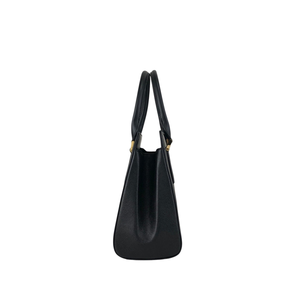 BURBERRY Logo Handbag Black Vintage imtu4e
