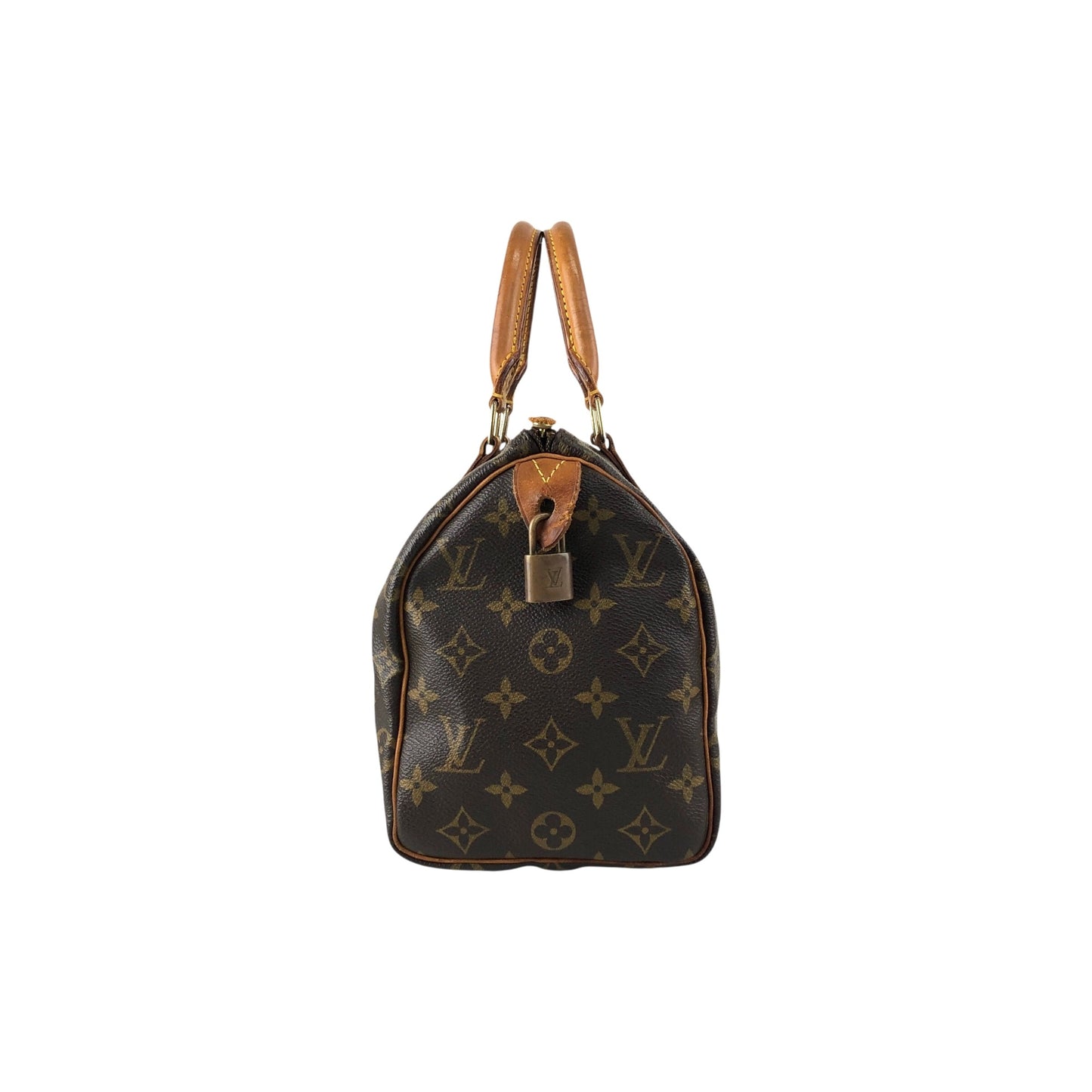 LOUIS VUITTON Monogram Small Boston bag Brown Vintage pg4nya