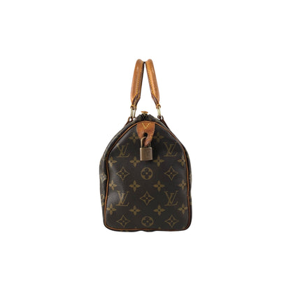 LOUIS VUITTON Monogram Small Boston bag Brown Vintage pg4nya