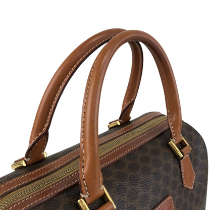 CELINE Macadam Triomphe Handbag Brown Vintage kavesa
