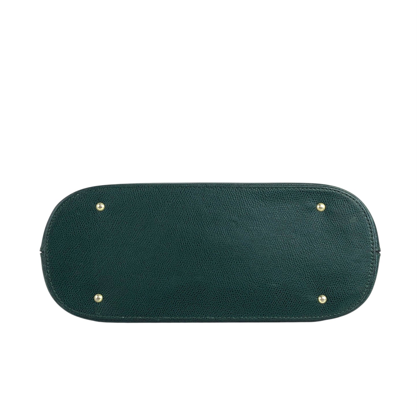 CELINE Two-way Handbag Shoulder bag Green Vintage pfdj32