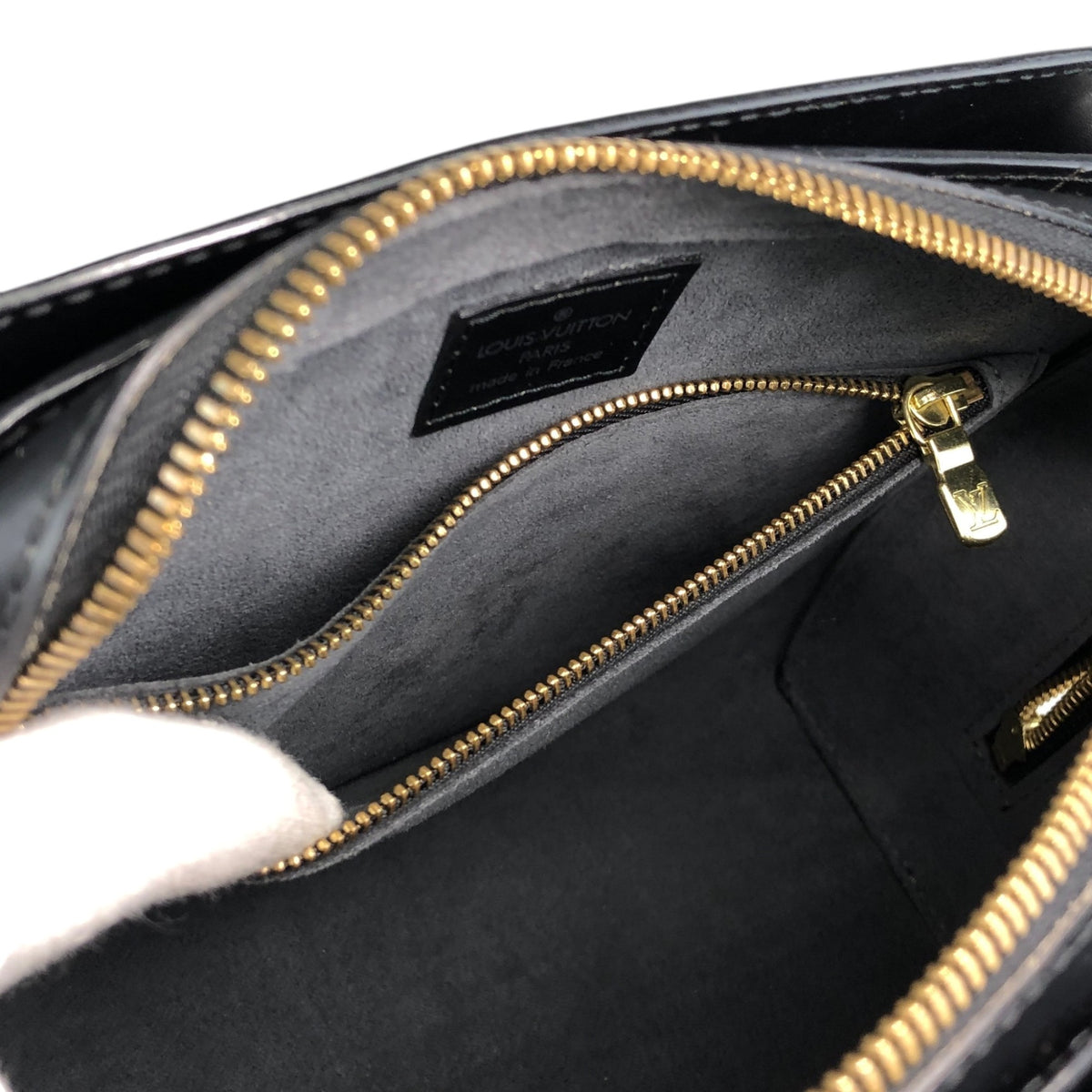 LOUIS VUITTON Epi Handbag Black Vintage dfb7ei