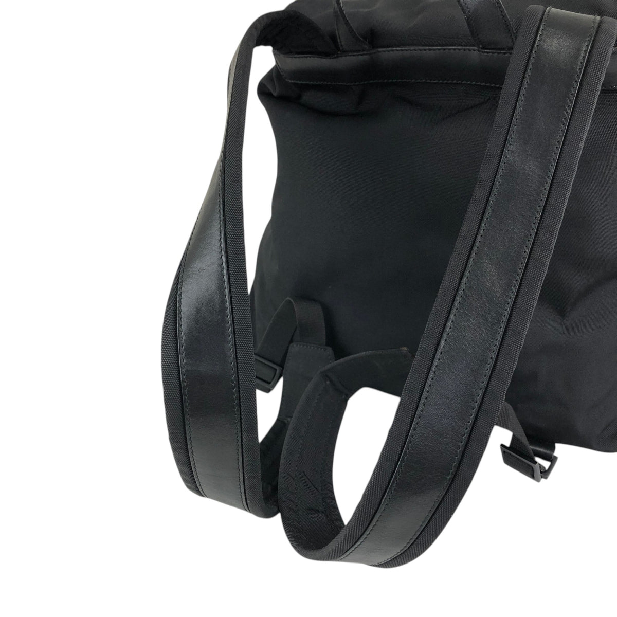 GUCCI Logo Backpack Black Vintage t2zdxz