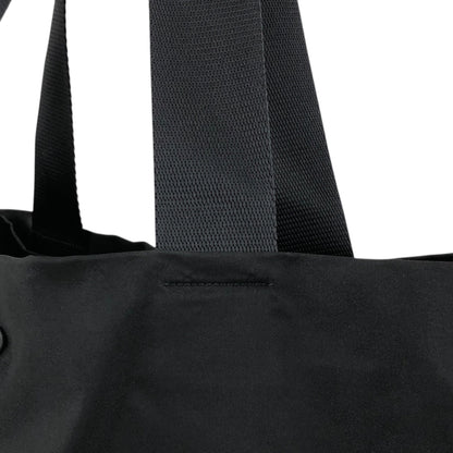 PRADA Tessuto Triangle Logo Totebag Black Vintage fzec6b