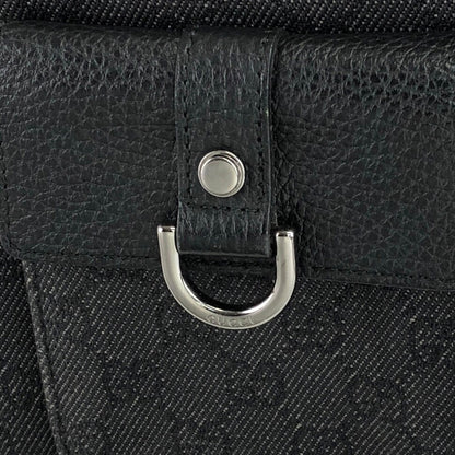 GUCCI GG Canvas Handbag Totebag Black 268639 Vintage jjx8f3