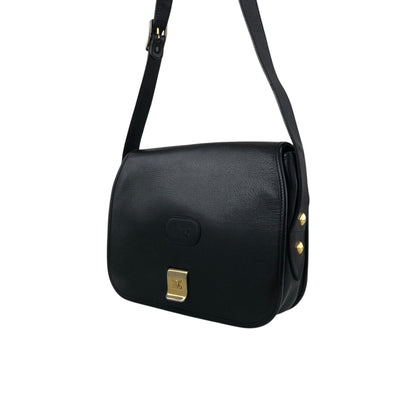 CELINE Horse Carriage Shoulder bag Black Vintage b7miwj