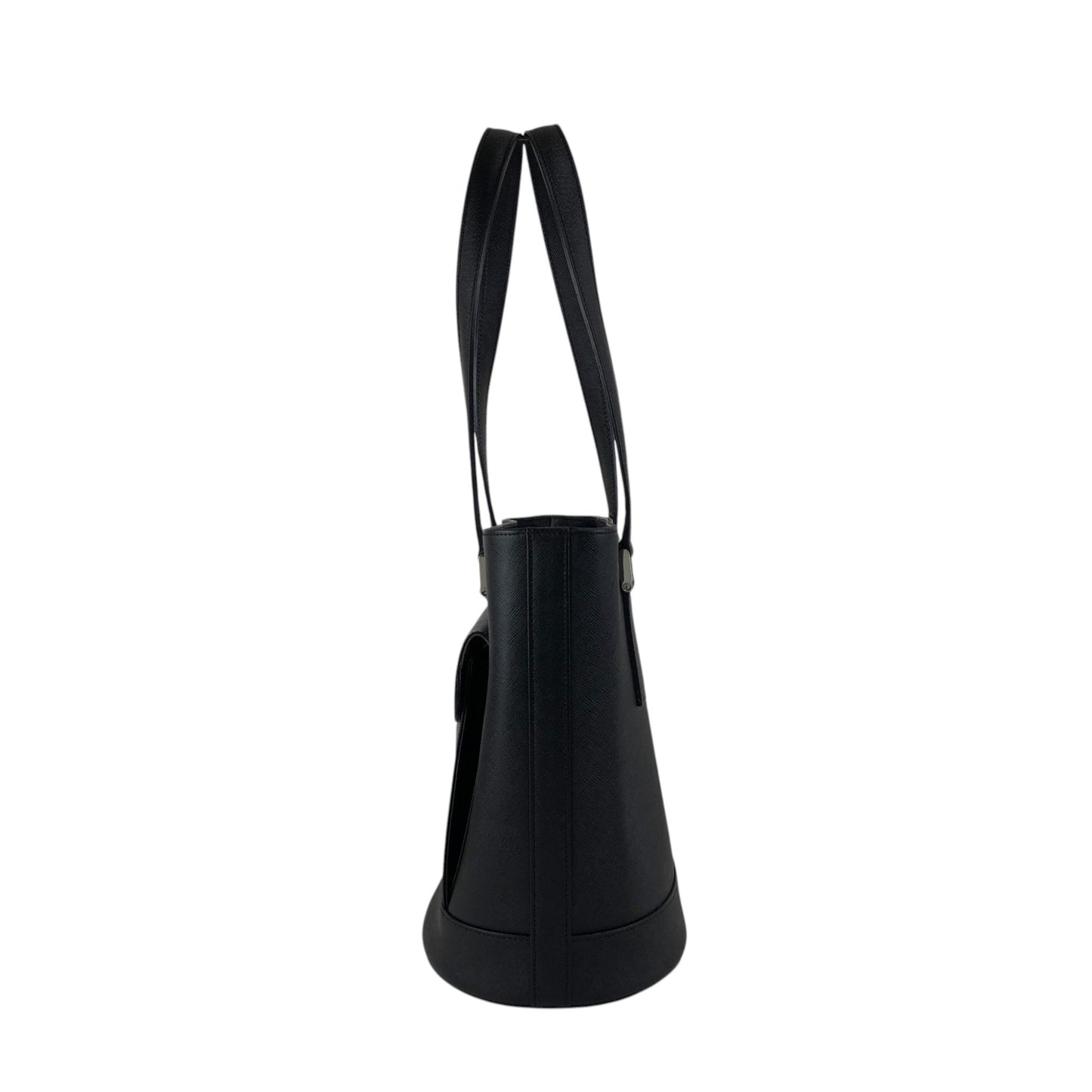 BURBERRY Logo Totebag Black Vintage ykuyii
