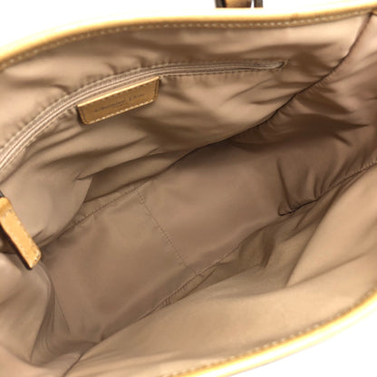 Christian Dior Trotter Handbag Totebag Beige Vintage tniizt