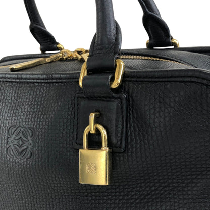 LOEWE Amazona28 Anagram Handbag Boston bag Black Vintage n43dbr