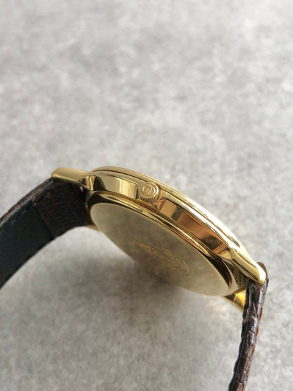 GUCCI Logo  Watch Brown 3300M Vintage 2pcrj6