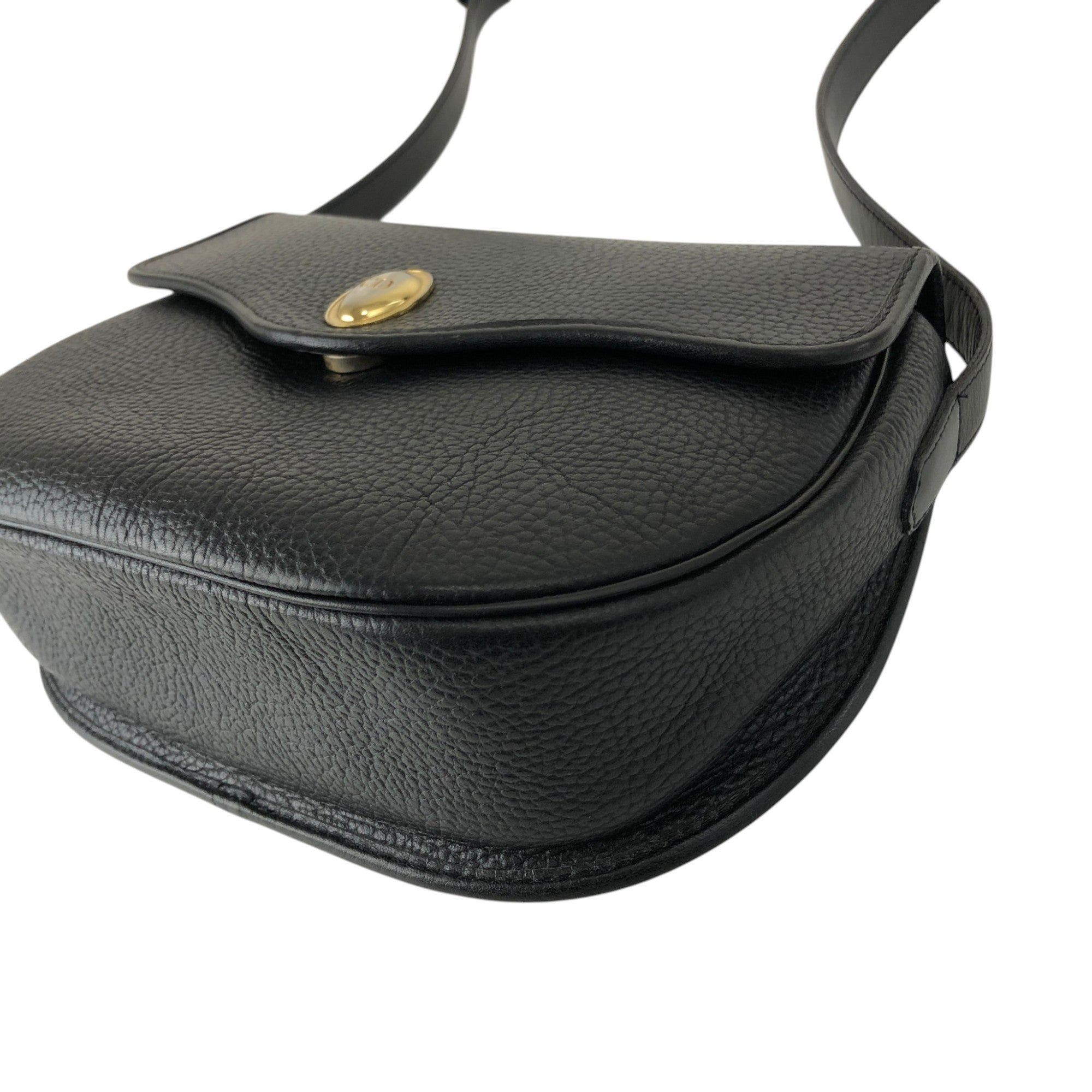 Christian Dior CD Logo Shoulder bag Black Vintage 8yp8df