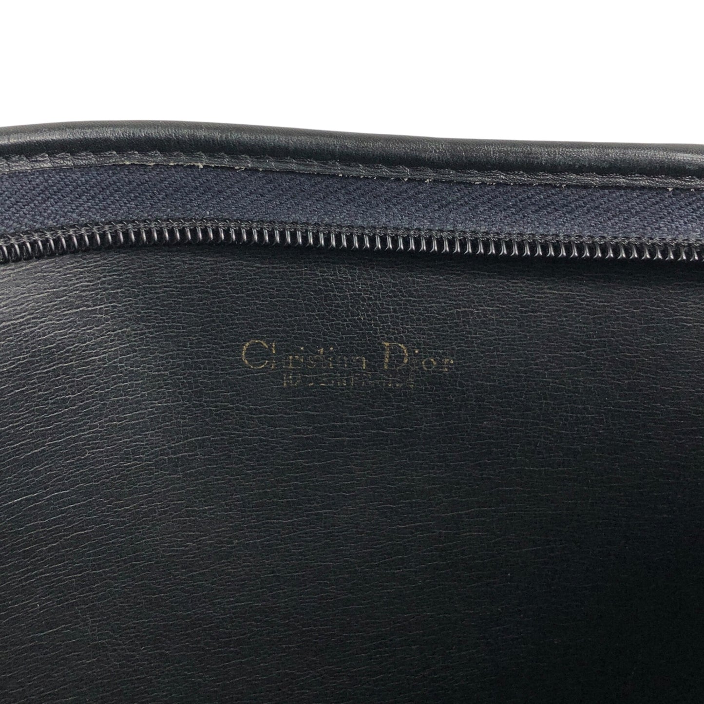 Christian Dior Logo Shoulder bag Black Vintage axpddi