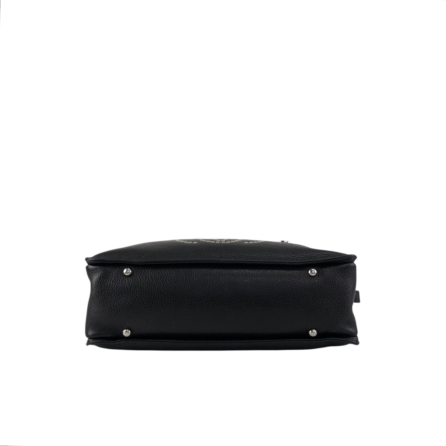 LOEWE Anagram Small Boston bag Handbag Black Vintage ebimhj