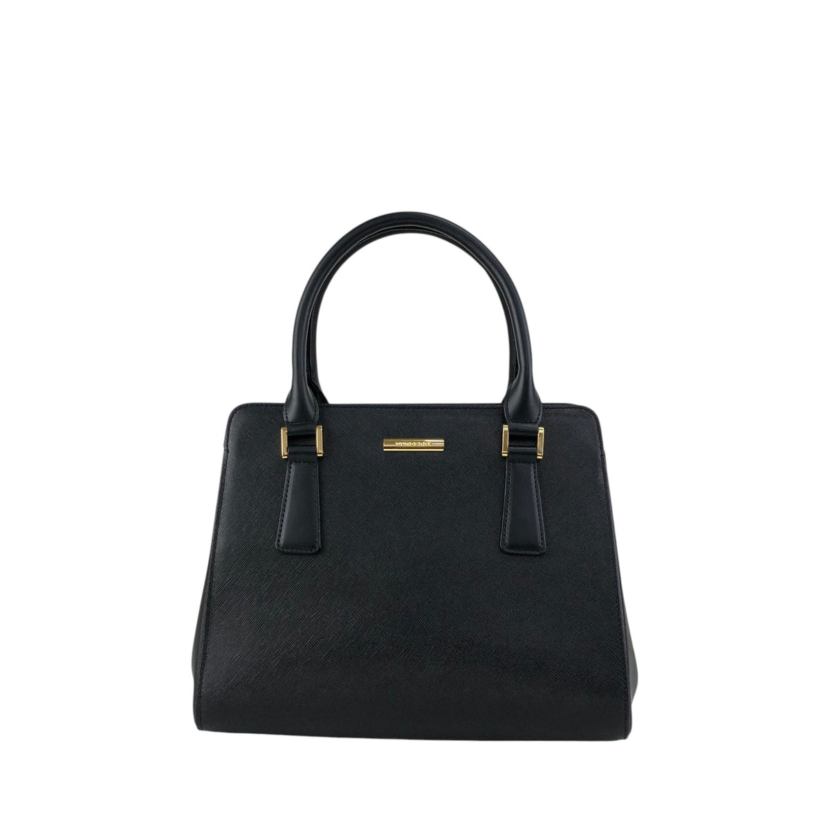 BURBERRY Logo Handbag Black Vintage imtu4e