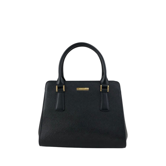 BURBERRY Logo Handbag Black Vintage imtu4e