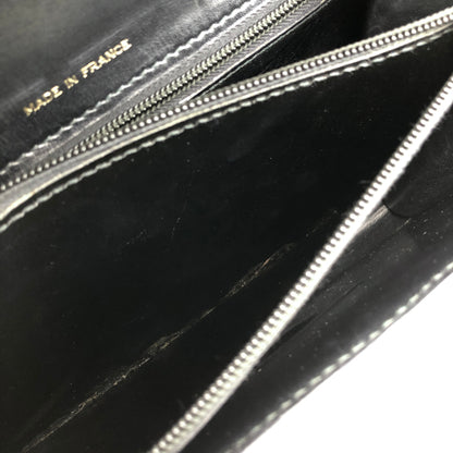 CELINE Horse Carriage Shoulder bag Black Vintage d66xv8