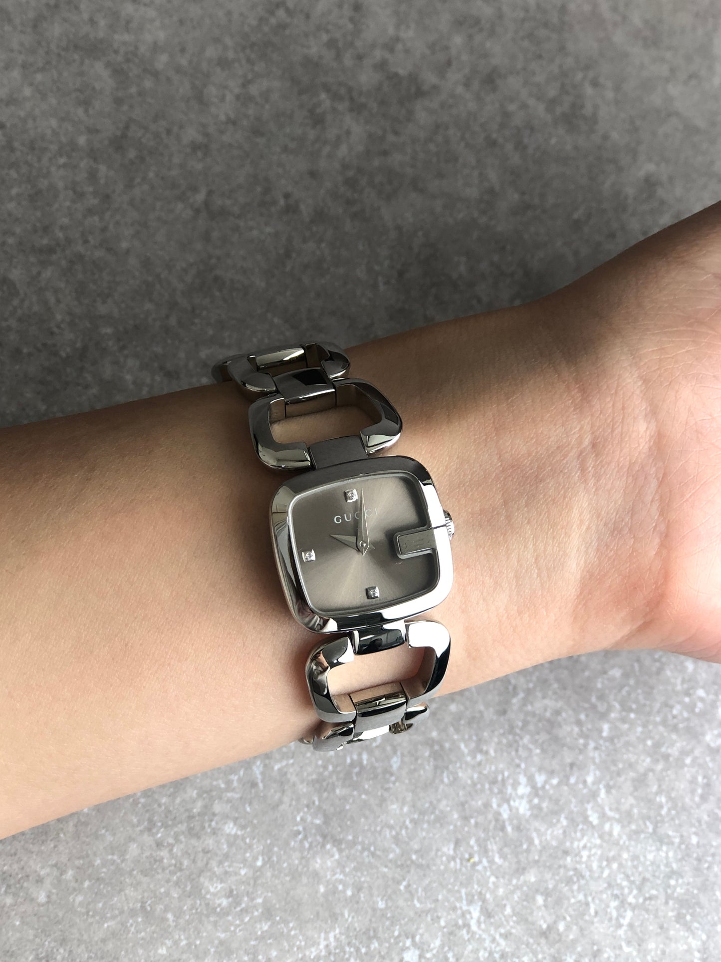 GUCCI Watch Silver Vintage 3xed2i