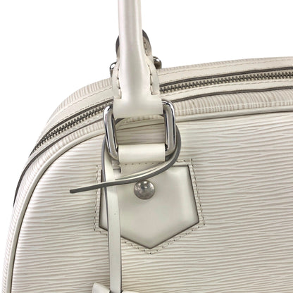 LOUIS VUITTON Epi Handbag White Vintage br6iiz