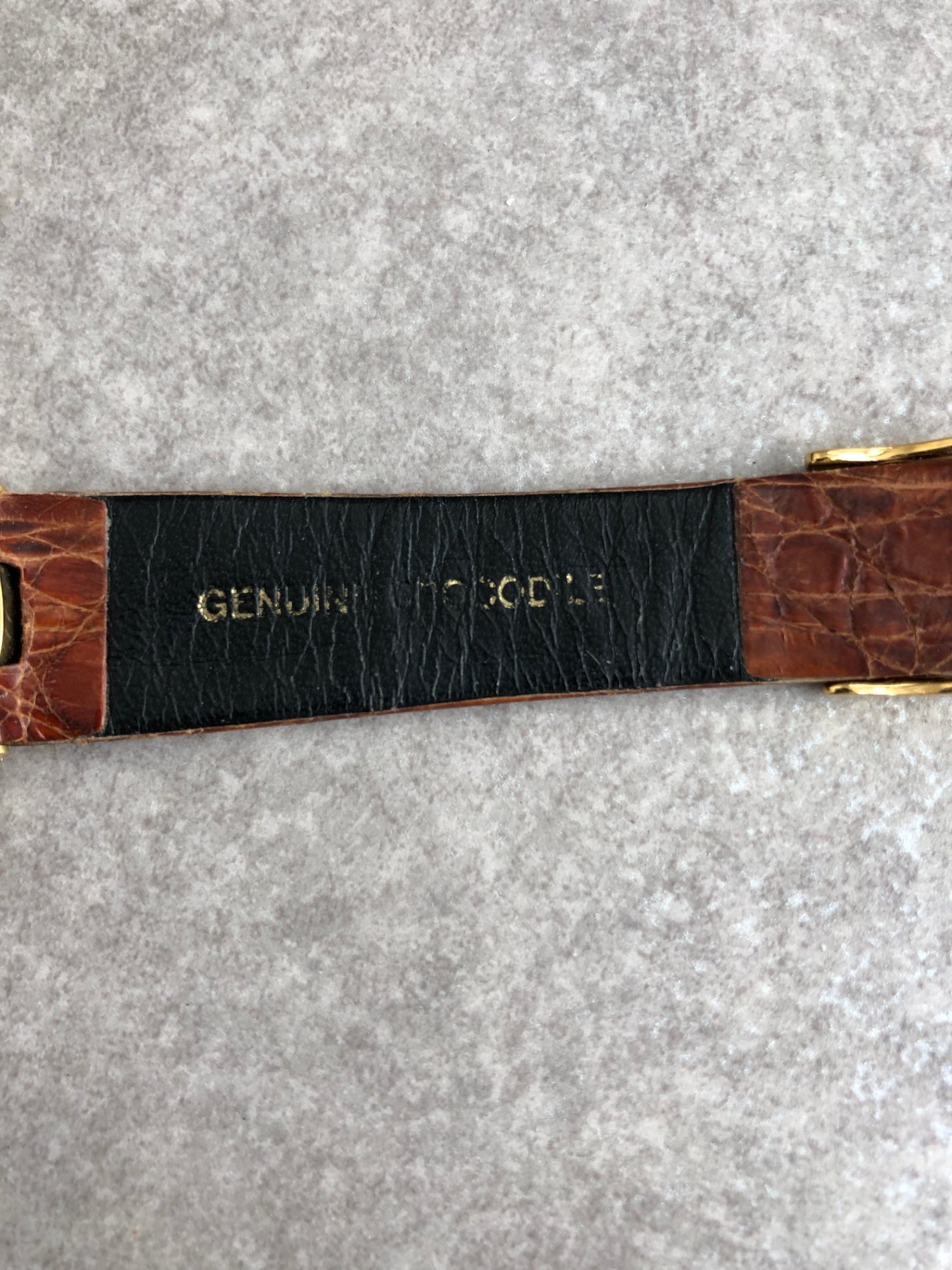 Christian Dior Watch Gold×Brown Vintage 3006 7ivzj6