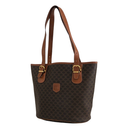 CELINE Macadam Blason Totebag Brown Vintage 4tv5ky