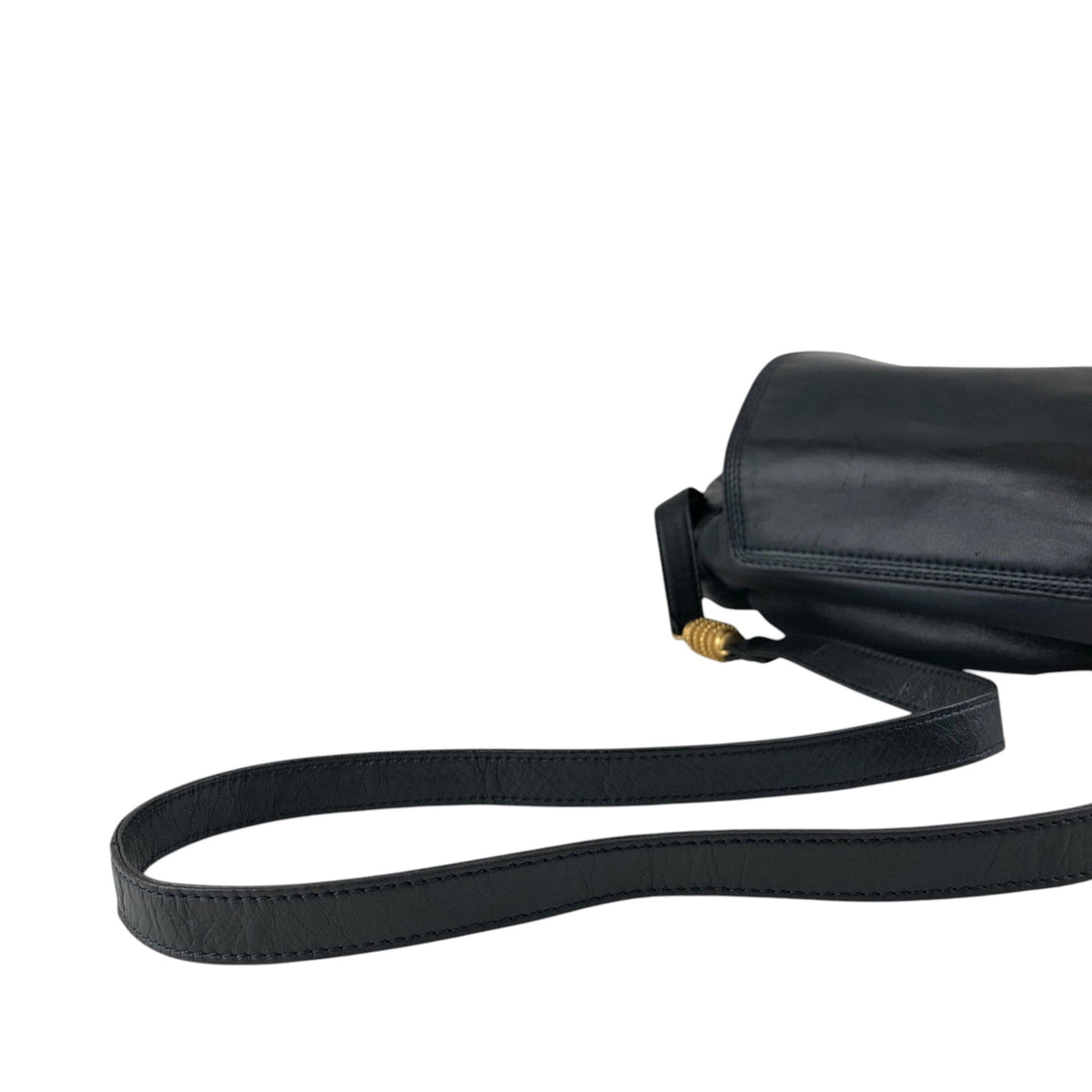 LOEWE Logo Shoulder bag Navy Vintage k4pn8w