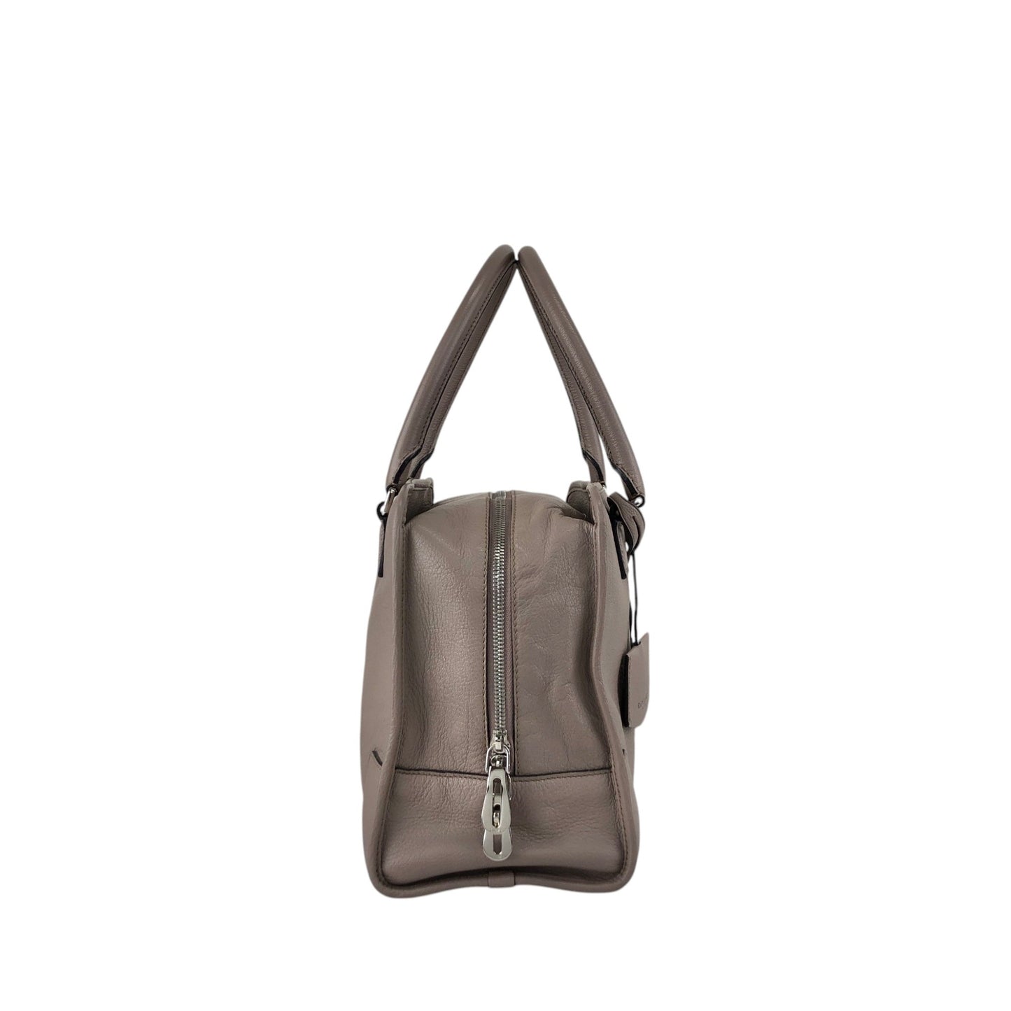LOEWE Amazona36 Anagram Handbag Boston bag Gray Vintage mhy4fx
