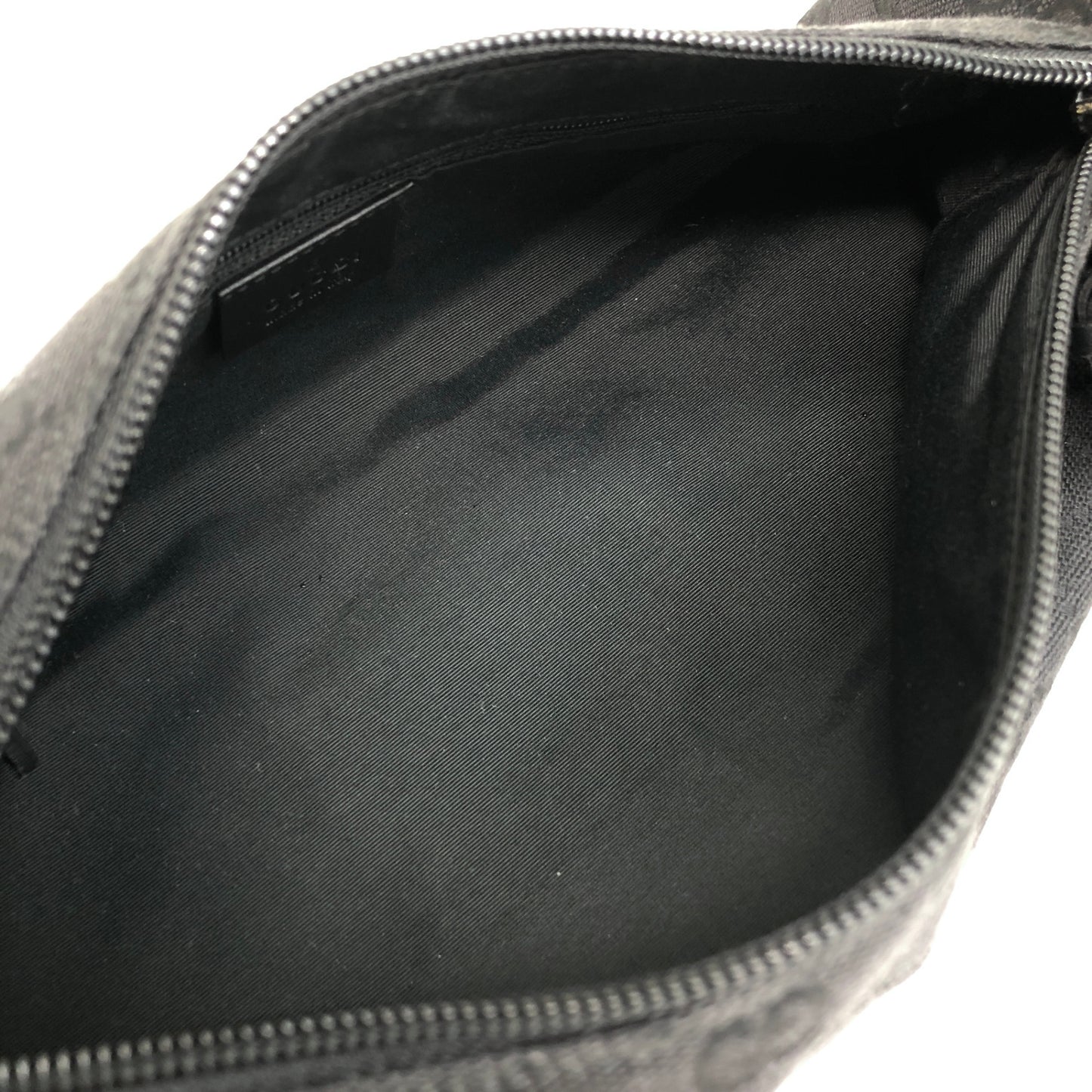 GUCCI GG Canvas Shoulder bag Black Vintage hgsb6r