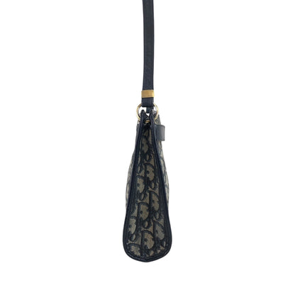 Christian Dior Trotter Logo 單肩包 海軍藍 復古 thm6uu