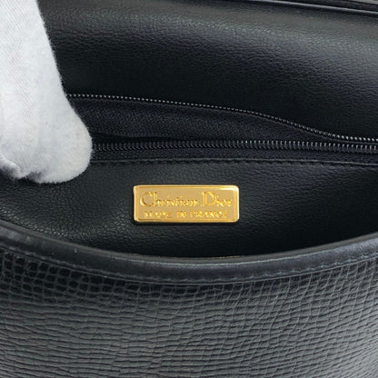 Christian Dior CD Logo Shoulder bag Black Vintage fdkx28