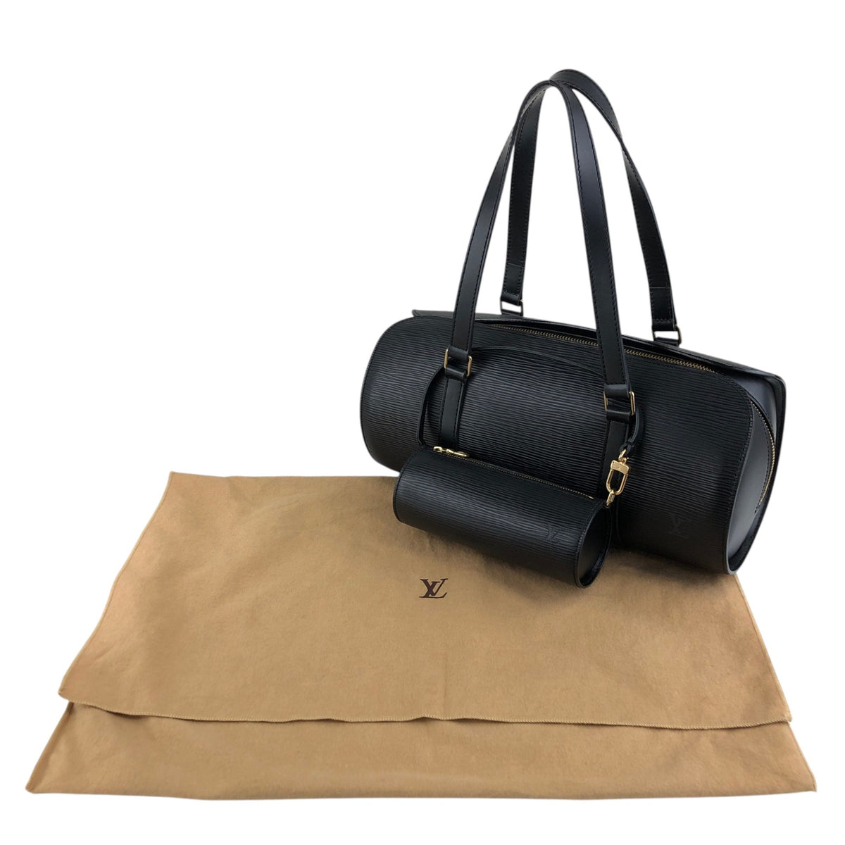 LOUIS VUITTON Epi Handbag Totebag Black M52222 Vintage uxxrki