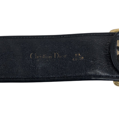 Christian Dior Trotter Belt Navy Vintage 5vwxfp