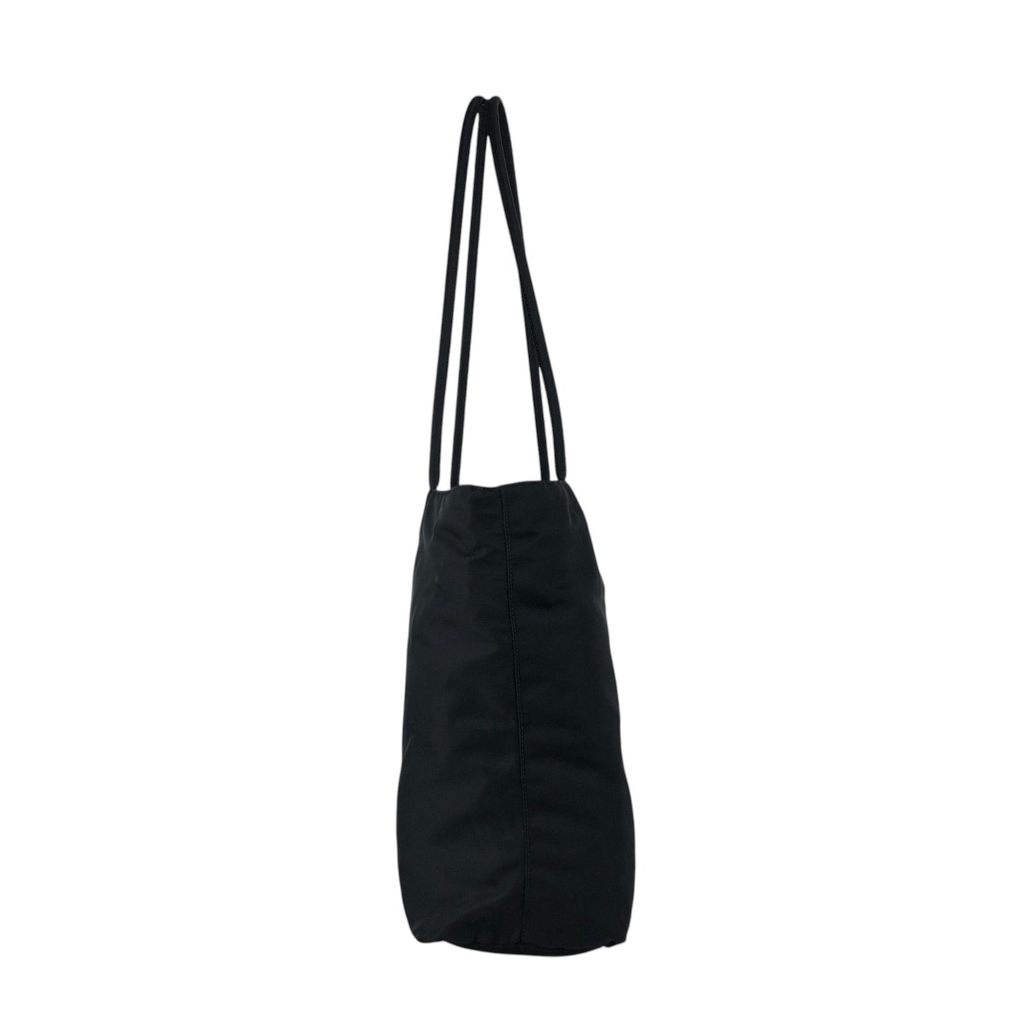 PRADA Tessuto Triangle Logo Totebag Black Vintage rp4ywn