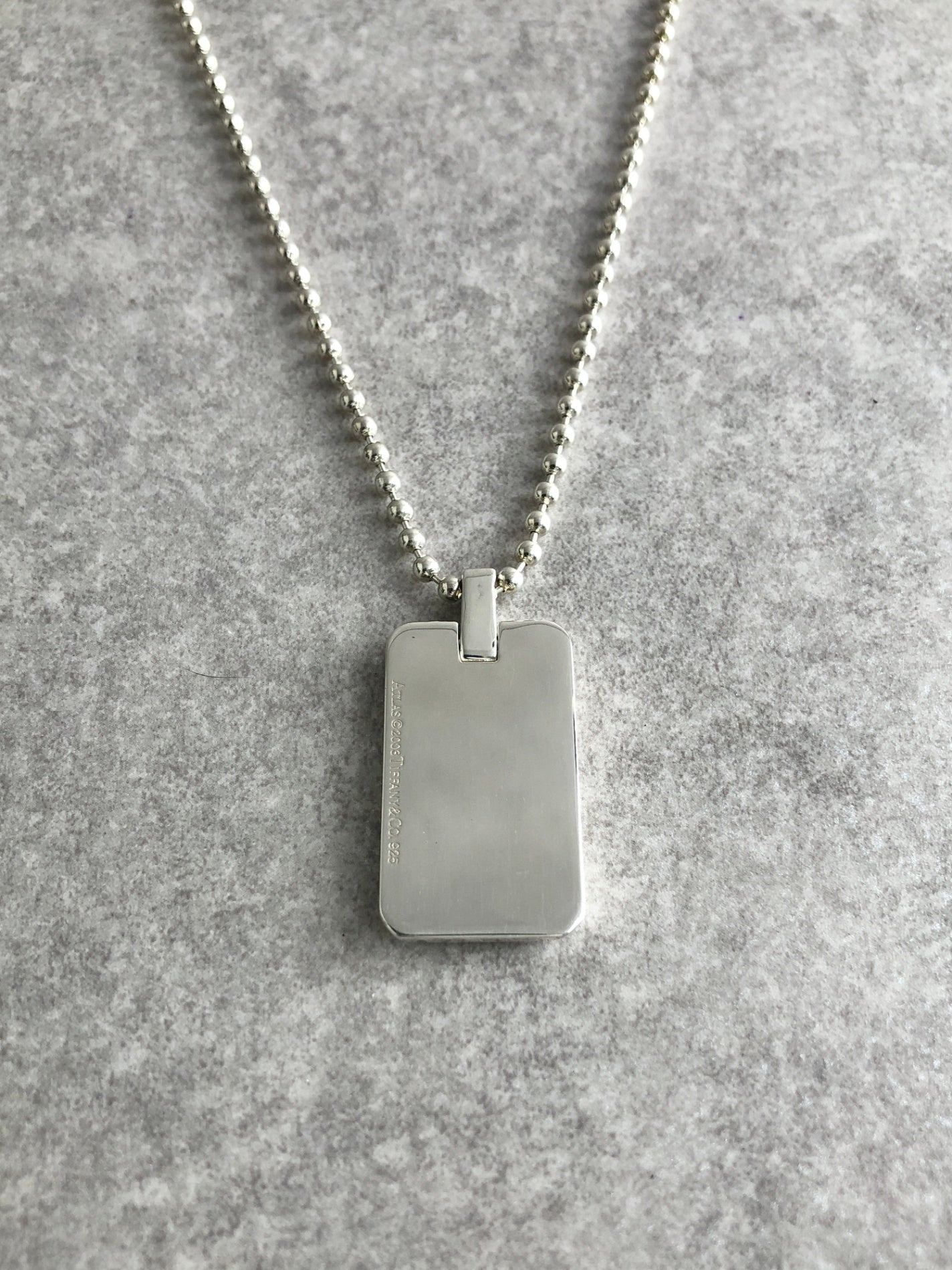 Tiffany & Co. SILVER925 Necklace Silver Vintage eejfjj