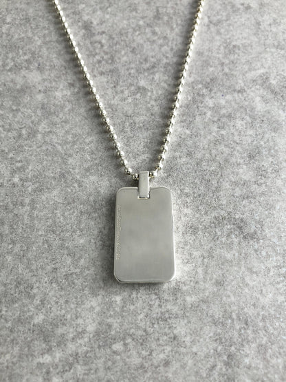 Tiffany & Co. SILVER925 Necklace Silver Vintage eejfjj