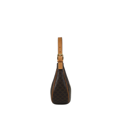 CELINE Macadam Shoulder bag Hobobag Brown Vintage w5cp57