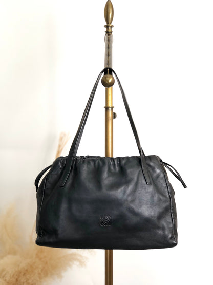 LOEWE Anagram Totebag Black Vintage ztwujd