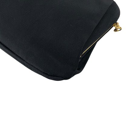 CELINE Blason Chain Shoulder bag Black Vintage yx4igc