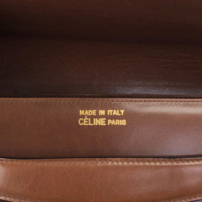 CELINE Horse Carriage Shoulder bag Brown Vintage ggiycy