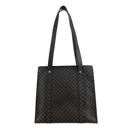 CELINE Macadam Shoulder bag Totebag Black Vintage dyyxs8
