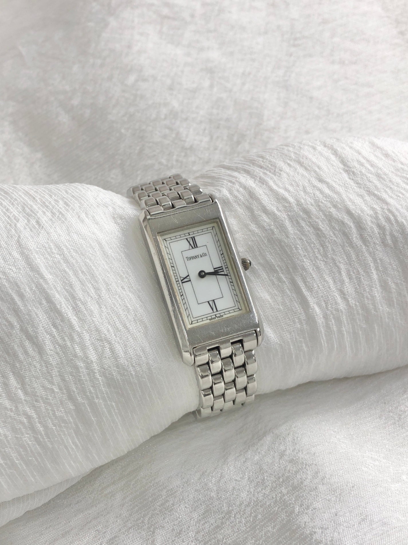 Tiffany & Co. Watch Silver Vintage fjigzf